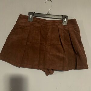 Forever 21 Chocolate Corduroy Skirt
